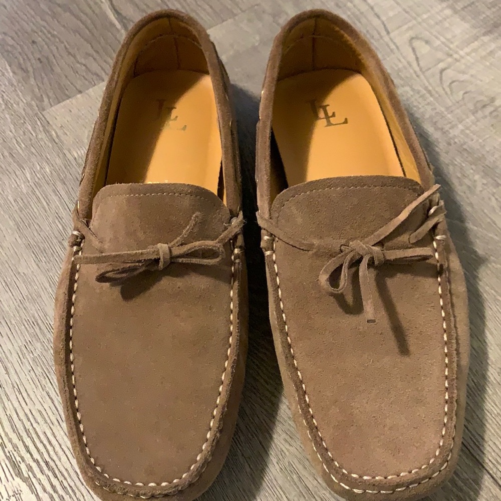 GOMMINO DRIVING SHOES IN SUEDE TAN